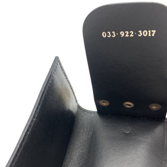 GUCCI Interlocking G 6-ring key case, leather, black, unisex - Picture 4 of 9